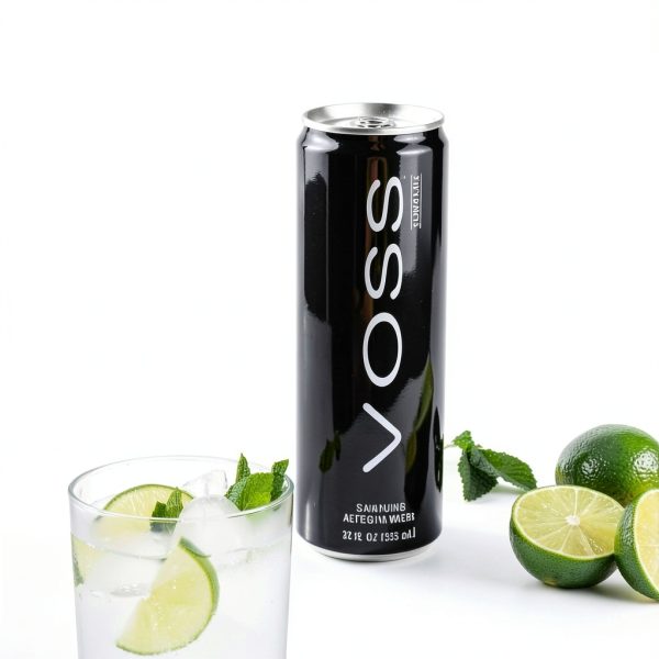 VOSS Sparkling Water 24 Slim Cans Pure Artesian Hydration-2