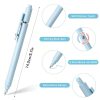 Gel Ink Pen Donse Retractable Fine 05mm Pack-2