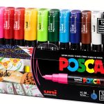 Posca Paint Markers 12 Count Water Based Tip-0