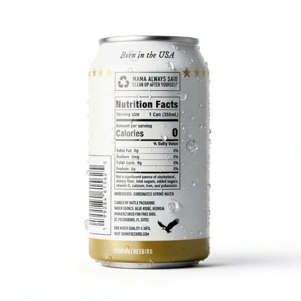 Free Bird Sparkling Spring Water Zero Calorie 12 Pack-1