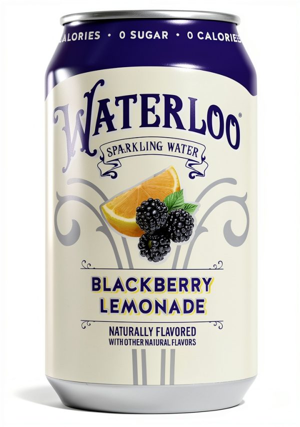 Waterloo Sparkling Water Blackberry Lemonade Zero Calories-2