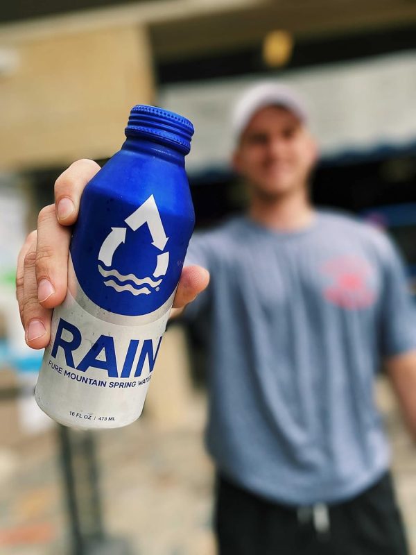 RAIN Water Aluminum Bottles Recyclable Spring Water 16 Fl Oz-6
