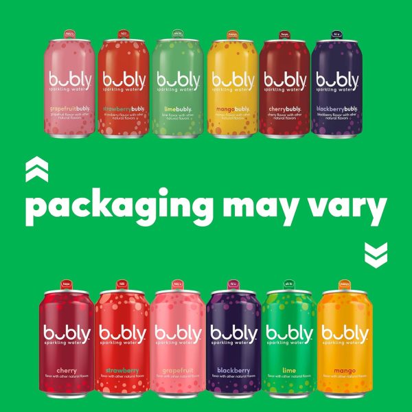 Bubly Sparkling Water Seltzer Zero Calories Natural Flavors-4