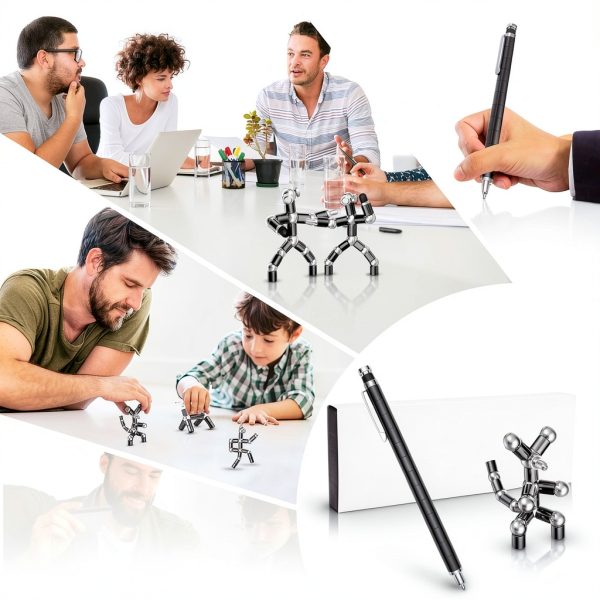 Fidget Gel Pen KEIFUKUH Metal Retractable-3