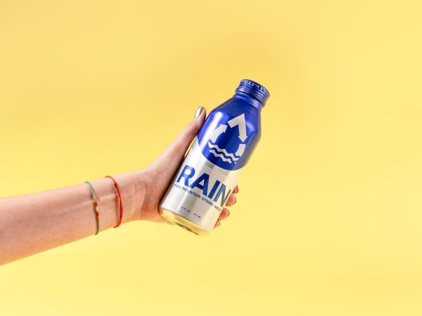 RAIN Water Aluminum Bottles Recyclable Spring Water 16 Fl Oz-3
