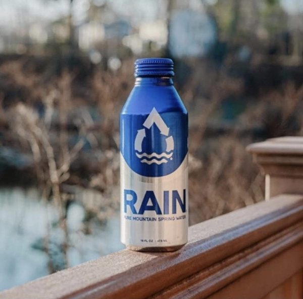 RAIN Water Aluminum Bottles Recyclable Spring Water 16 Fl Oz-5