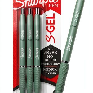 Sharpie Green Gel Ink Pens for Office Use-0