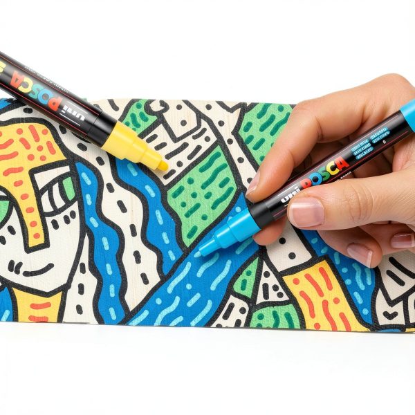 Posca Paint Markers 12 Count Water Based Tip-4