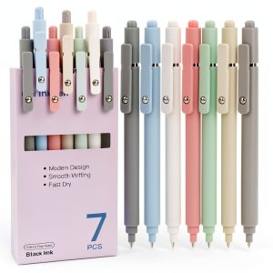 Gel Ink Pen Donse Retractable Fine 05mm Pack-0