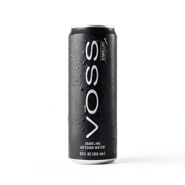 VOSS Sparkling Water 24 Slim Cans Pure Artesian Hydration-5