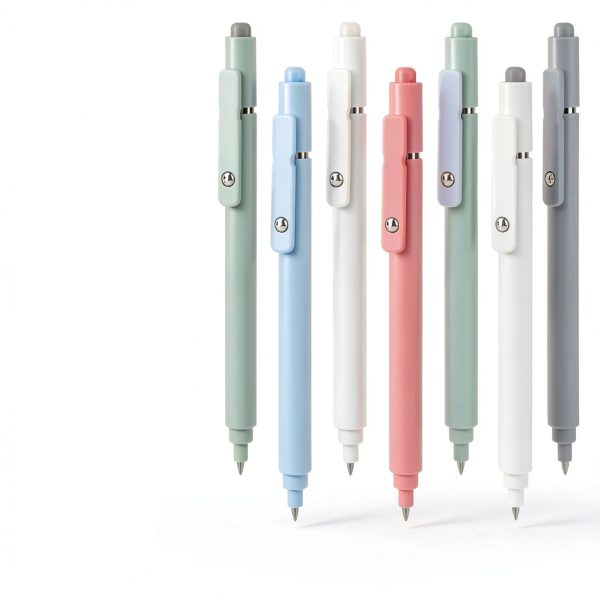 Gel Ink Pen Donse Retractable Fine 05mm Pack-6