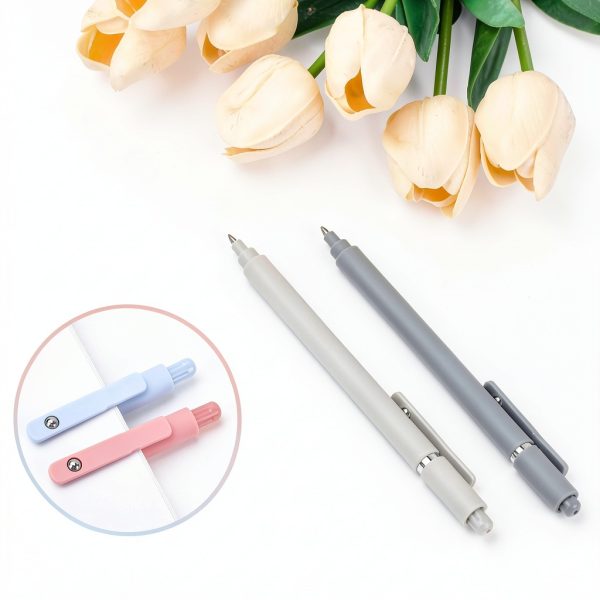 Gel Ink Pen Donse Retractable Fine 05mm Pack-3