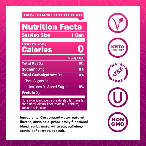 Yerbae Energy Drinks Zero Sugar Plant Based Caffeine Variety-1