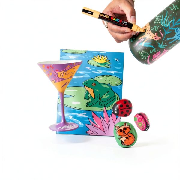 Posca Paint Markers 12 Count Water Based Tip-1