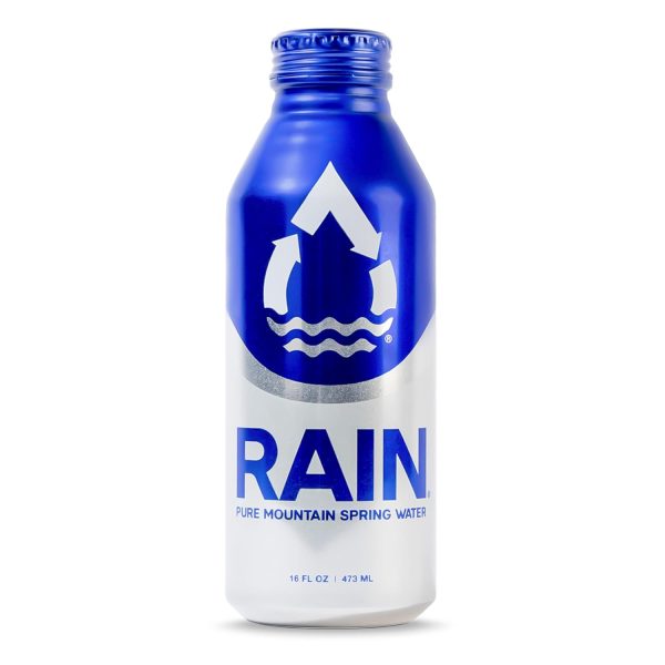 RAIN Water Aluminum Bottles Recyclable Spring Water 16 Fl Oz-1