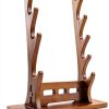 Wood Flute Stand semofcen Walnut Design for-1