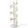 Flute Stand TABLECLOTHSFACTORY Clear Metal-7
