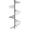 Flute Stand TABLECLOTHSFACTORY Clear Metal-2