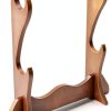 Rockhouse Flute Stand FS2T 2‑Tier Wood Display Stand 28.5×7.5×3.3 cm-0