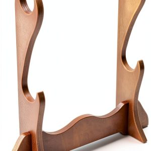 Rockhouse Flute Stand FS2T 2‑Tier Wood Display Stand 28.5×7.5×3.3 cm-0