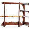 Rockhouse Flute Stand FS2T 2‑Tier Wood Display Stand 28.5×7.5×3.3 cm-3